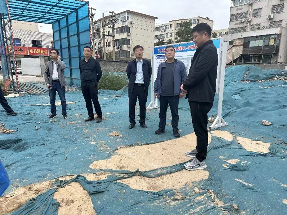九州官方网站-九州jiuzhou（中国）,负责人汪洋到孙八砦城中村改造项目调研项目建设工作